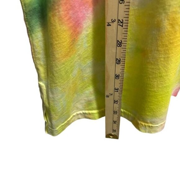 Alice + Olivia Garner Drop Shoulder Boxy T Shirt Dress Tie-Dye  Size Medium - Picture 9 of 11